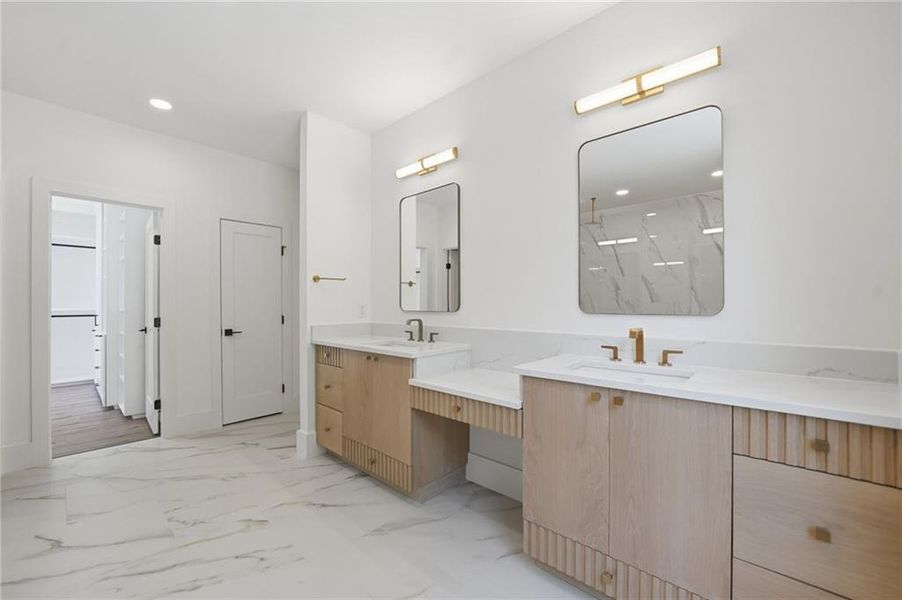 Furnished interior view inside a new home in , Roswell (Image 13).