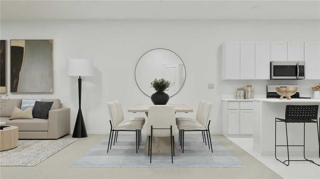 Furnished interior view inside a new home in , Ocala (Image 8).