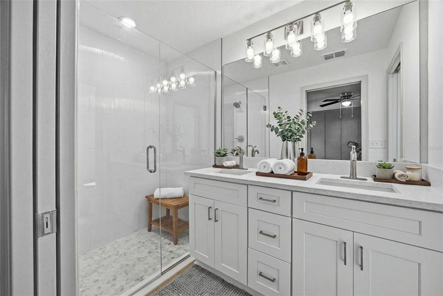 Furnished interior view inside a new home in , Summerfield (Image 18).