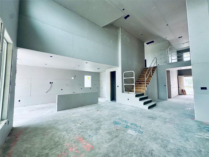 From Family Room to Open Concept Kitchen