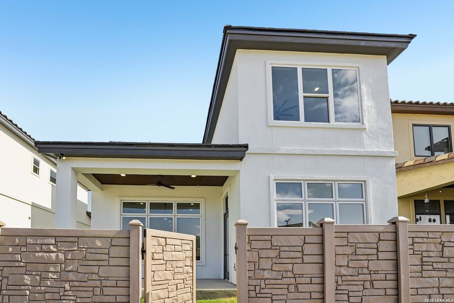 Exterior details and patio area of a home in , San Antonio (Image 30).