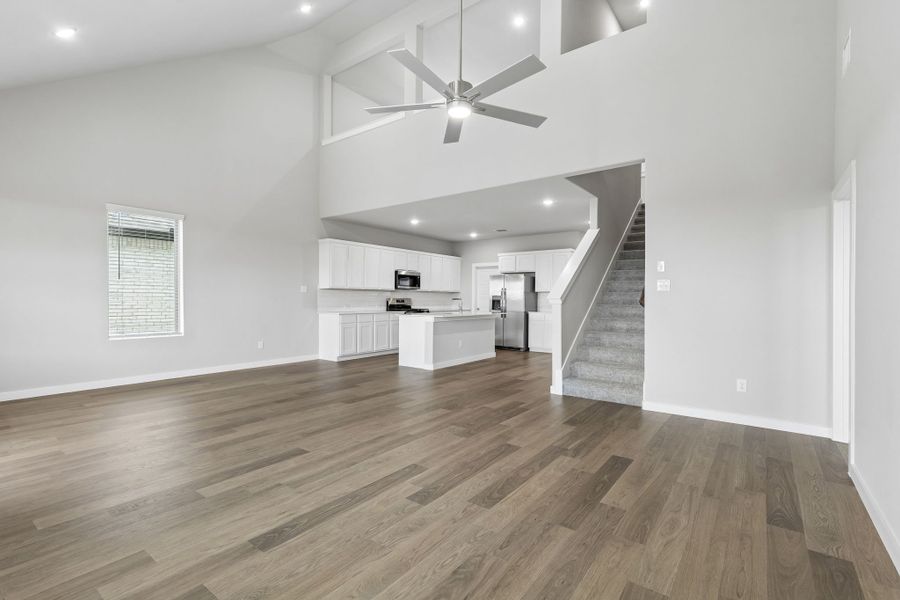 Open First Floor in the Winters home plan by Trophy Signature Homes – REPRESENTATIVE PHOTO