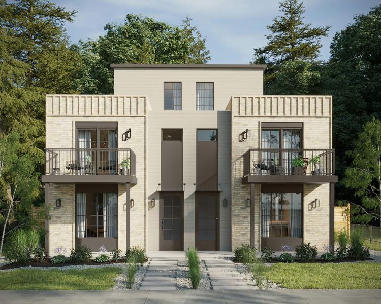 Front exterior of a new home in , Denver, CO, highlighting curb appeal (Image 1). Front exterior of a new home in , Denver, CO, highlighting curb appeal (Image 1).
