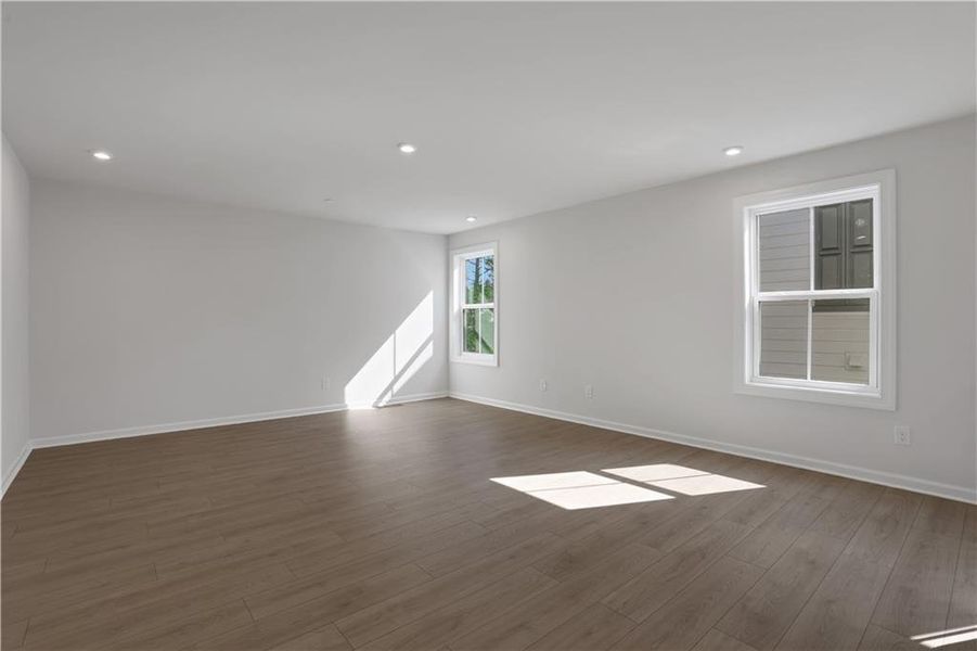 Spacious, unfurnished interior of a new home in Poppy at GreenHouse, Marietta (Image 21).
