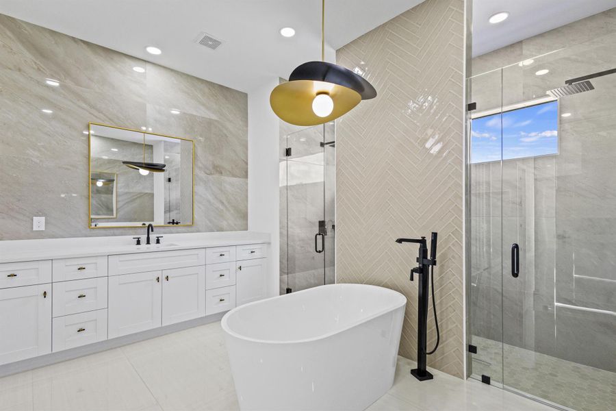 Furnished interior view inside a new home in , Loxahatchee (Image 26).