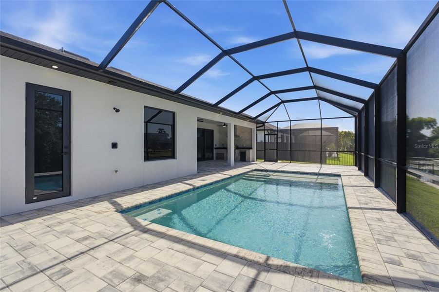Exterior details and patio area of a home in , Cape Coral (Image 37).