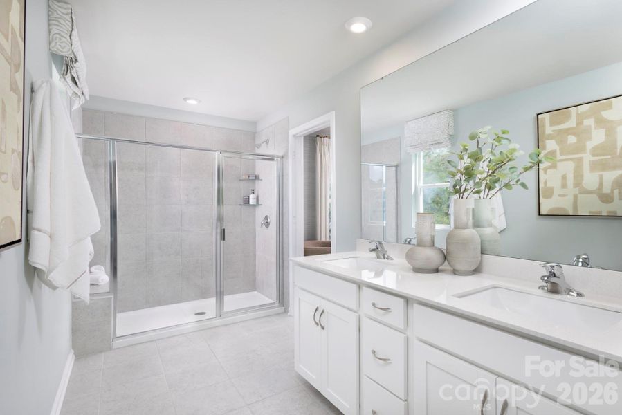 Furnished interior view inside a new home in Arbor Chase, Clover (Image 11).