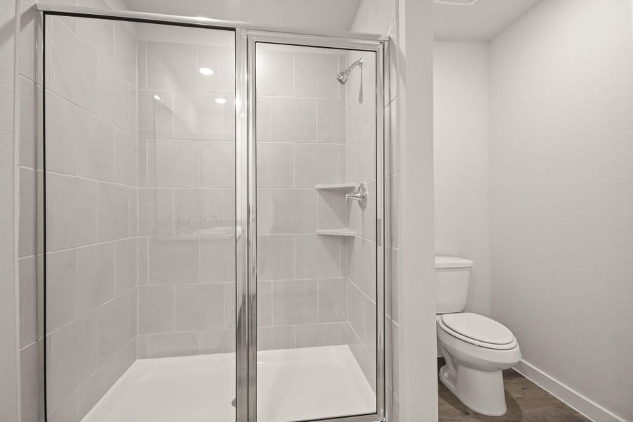 Furnished interior view inside a new home in Crockett Meadows, Conroe (Image 9).