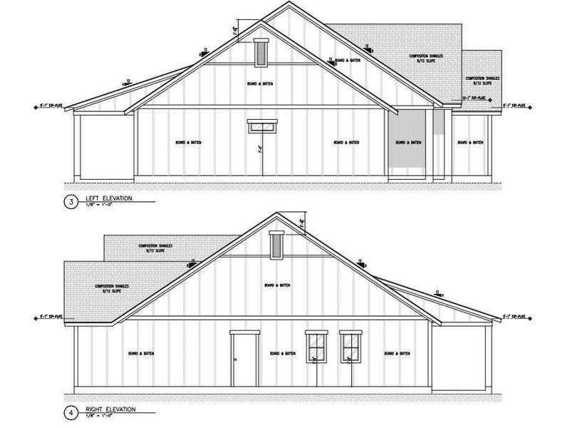 Side elevations