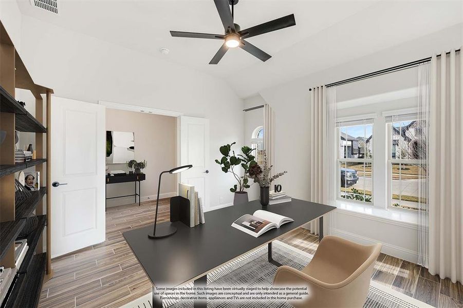 Furnished interior view inside a new home in Silo Mills, Joshua (Image 11).