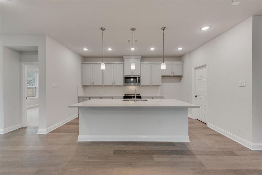 Furnished interior view inside a new home in Creekside of Crowley, Crowley (Image 13).