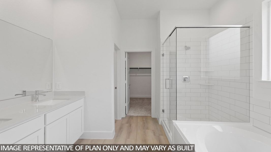 Furnished interior view inside a new home in Mill Creek Estates, Magnolia (Image 8).