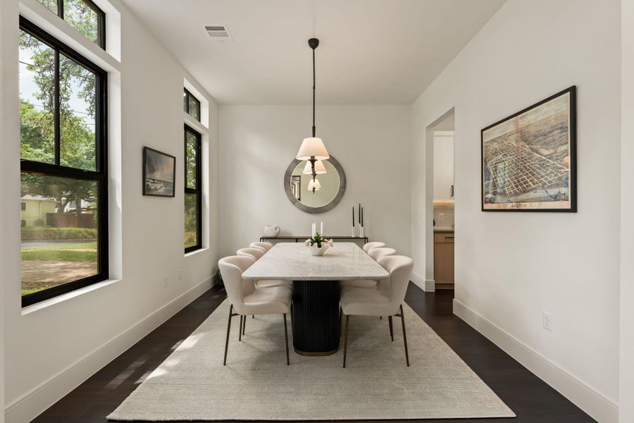 Furnished interior view inside a new home in , Austin (Image 10).