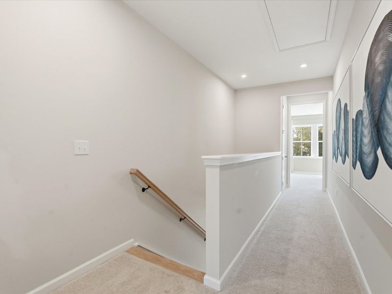 Representative unfurnished interior of a home built from the Paloma by Tri Pointe Homes in Bellflower, Charlotte (Image 23).