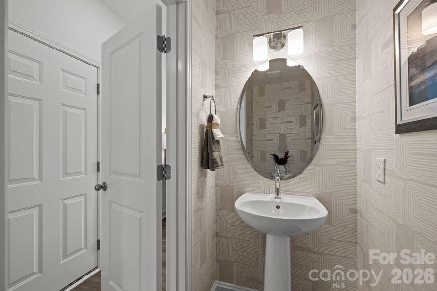 Representative Photo from Model - Powder Room on First Floor