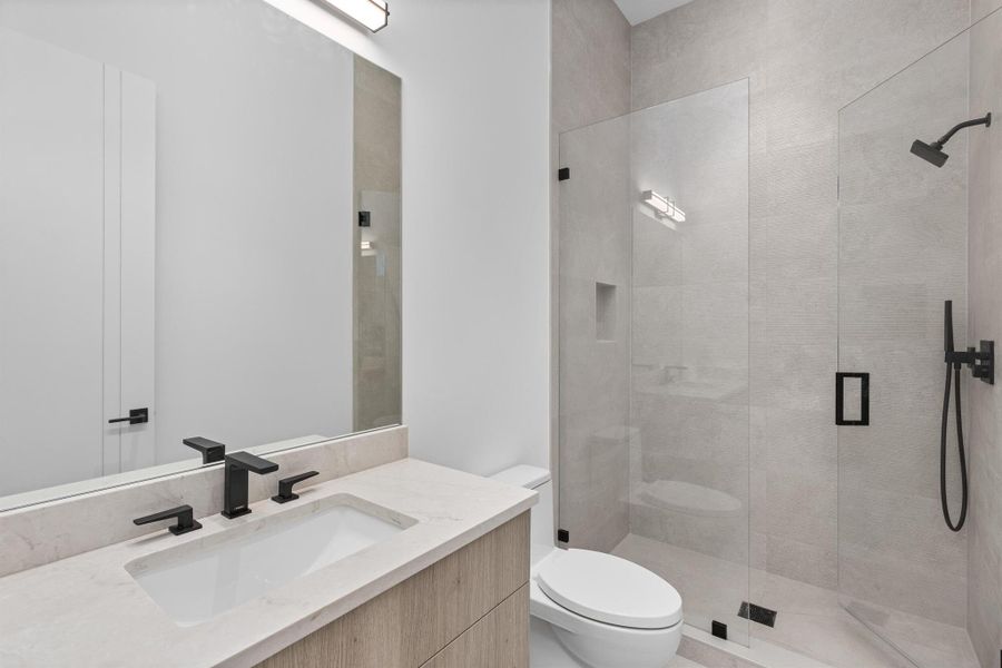 Furnished interior view inside a new home in , Delray Beach (Image 33).