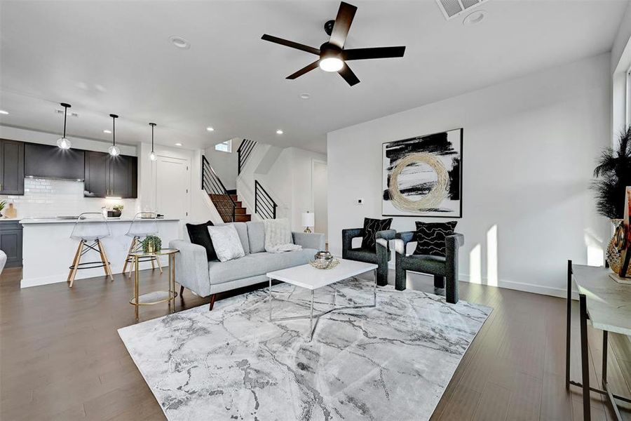 Furnished interior view inside a new home in , Austin (Image 11).