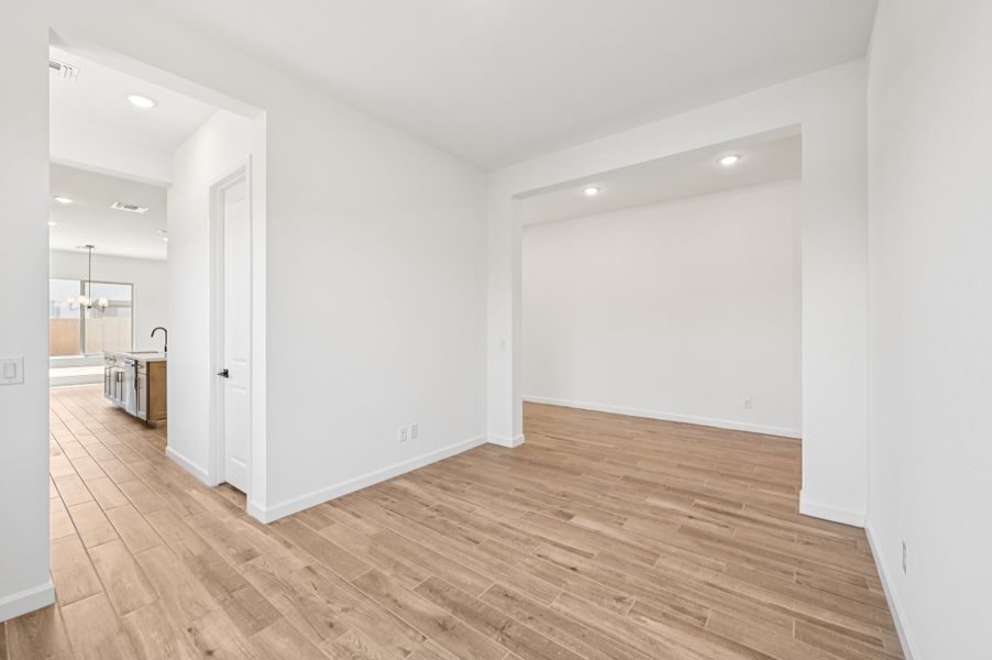 Dining room with pass through to Butler's pantry. Finishes and options may vary Dining room with pass through to Butler's pantry. Finishes and options may vary