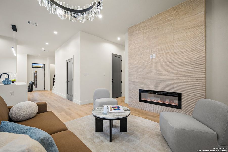 Furnished interior view inside a new home in , San Antonio (Image 5). Furnished interior view inside a new home in , San Antonio (Image 5).