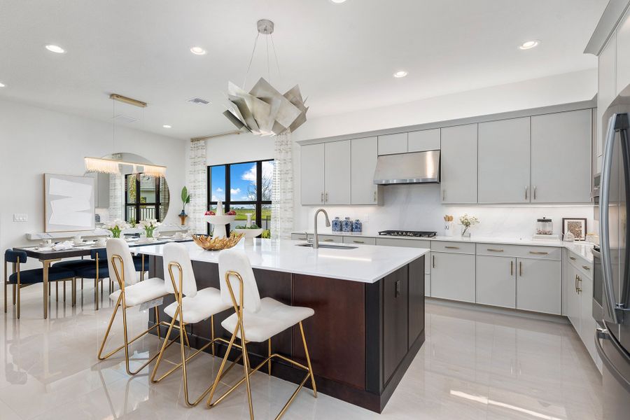 Representative furnished interior of a home built from the Tivoli by GL Homes in Valencia Parc at Riverland, Port St. Lucie (Image 7).