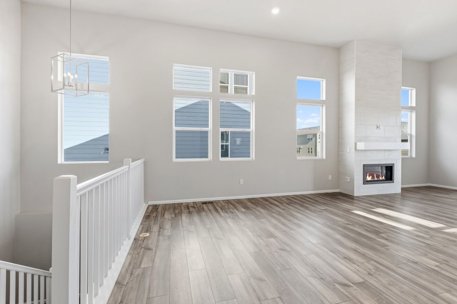 Spacious, unfurnished interior of a new home in Talon Pointe, Thornton (Image 13).