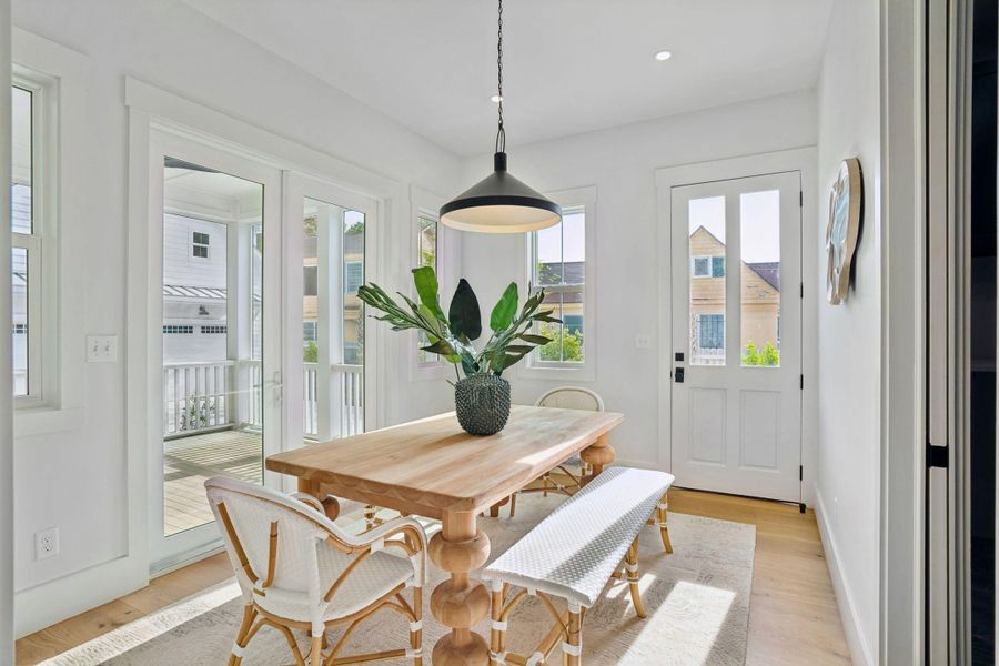 Furnished interior view inside a new home in , Mount Pleasant (Image 8).