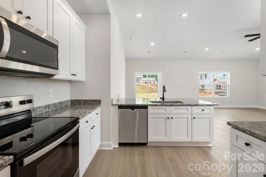 Furnished interior view inside a new home in Willow Estates, Shelby (Image 5).