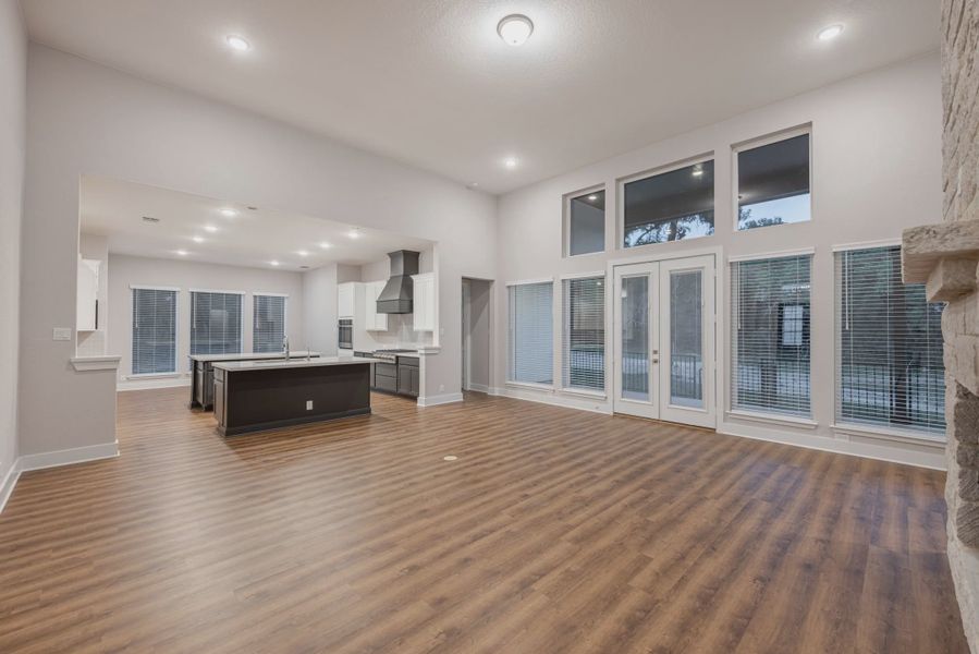 Representative unfurnished interior of a home built from the Kaylee by Chesmar Homes in Heimer Estates at Garden Ridge, Fulshear (Image 15).