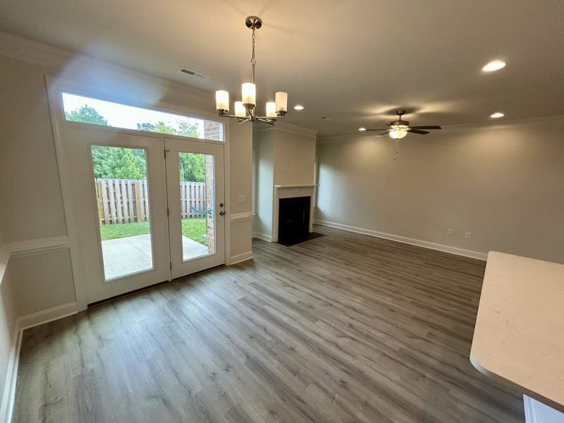Spacious, unfurnished interior of a new home in Trellises, High Point (Image 13).