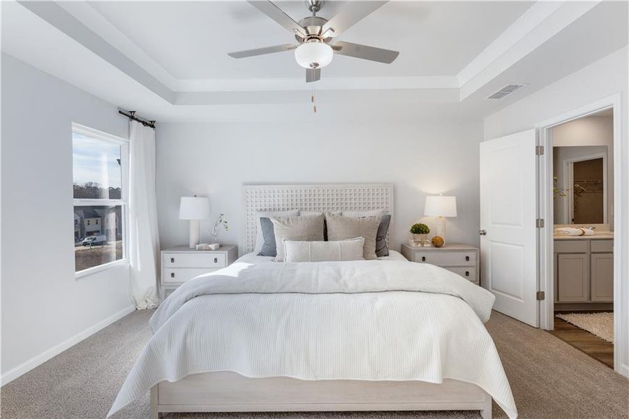 Furnished interior view inside a new home in , Conyers (Image 7).