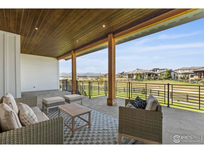 Exterior details and patio area of a home in , Berthoud (Image 28).