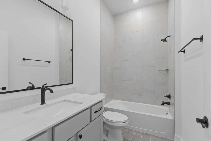 Representative furnished interior of a home built from the Marion by Chesmar Homes in Bridgeland, Elgin (Image 7).