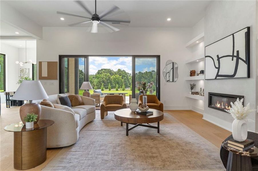 Furnished interior view inside a new home in , McDonough (Image 8).