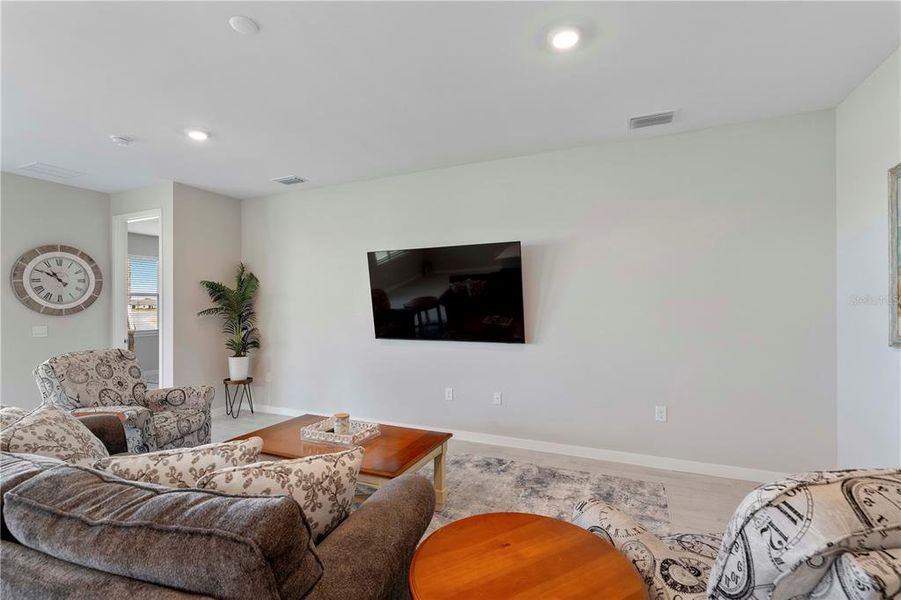 Furnished interior view inside a new home in Palmetto Landing at Babcock Ranch - Tradition, Punta Gorda (Image 12).