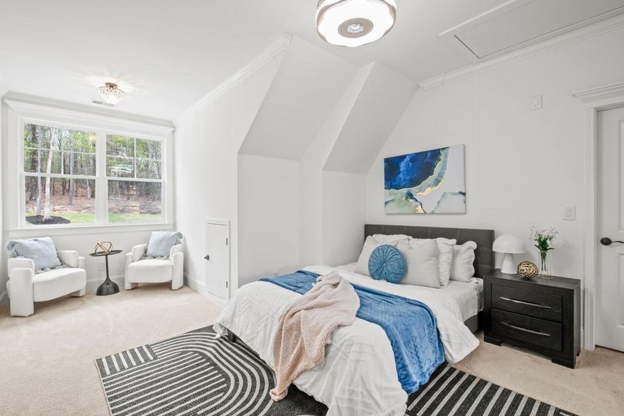 Furnished interior view inside a new home in , Dacula (Image 38).