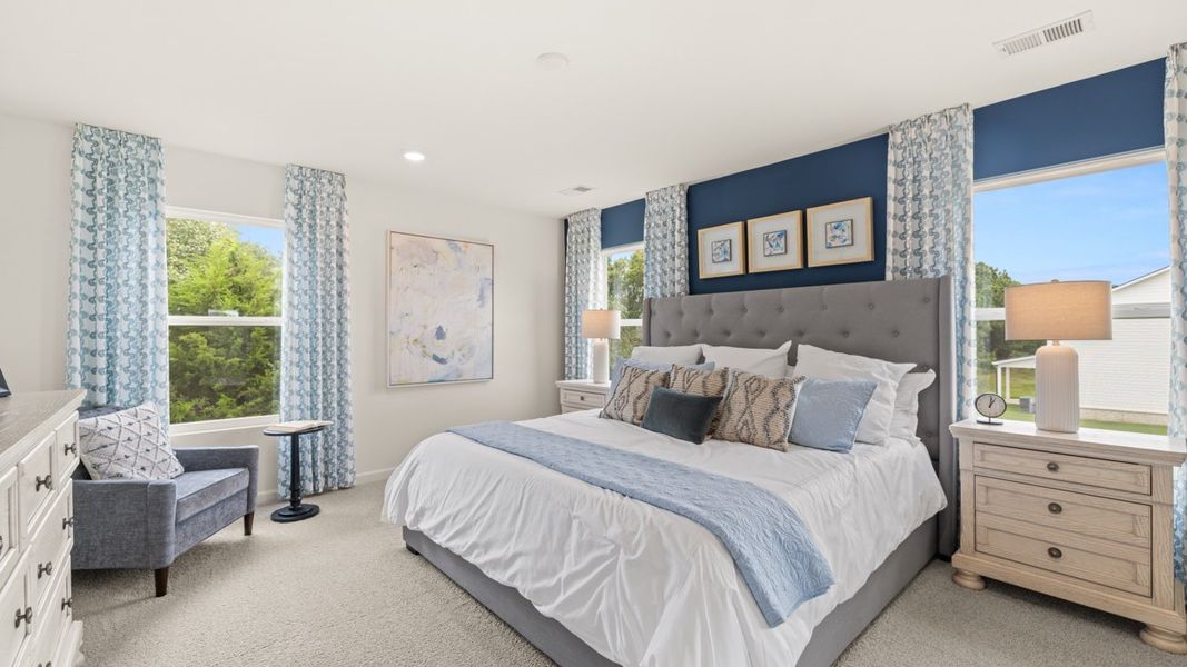 Representative furnished interior of a home built from the Halton by D.R. Horton in Bridle Creek, Locust Grove (Image 13).
