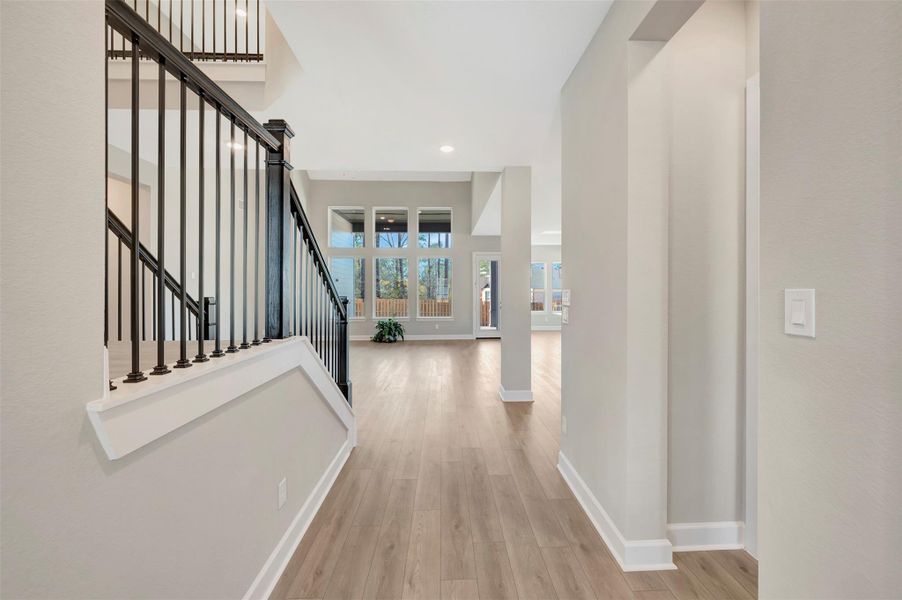 Open Entry w/ high ceilings and vinyl plank floors!