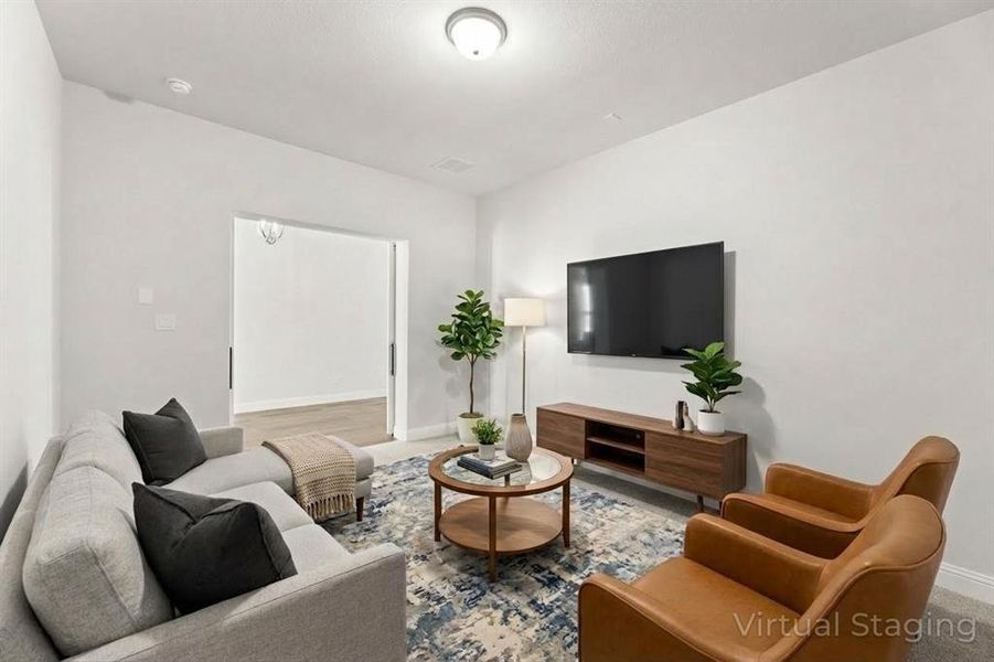 3208 Patterson Ct - Media Room Virtually Staged