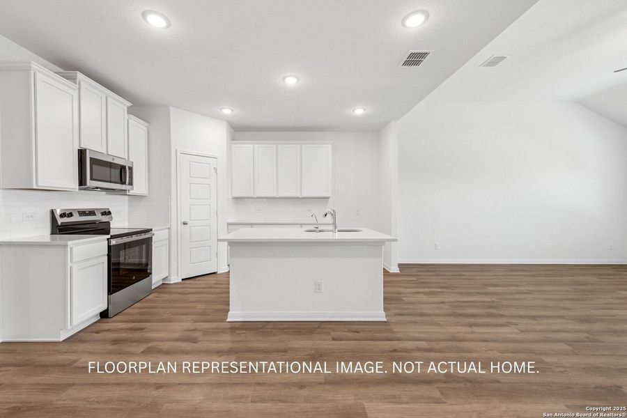 Furnished interior view inside a new home in Greenspoint Heights, Seguin (Image 14).