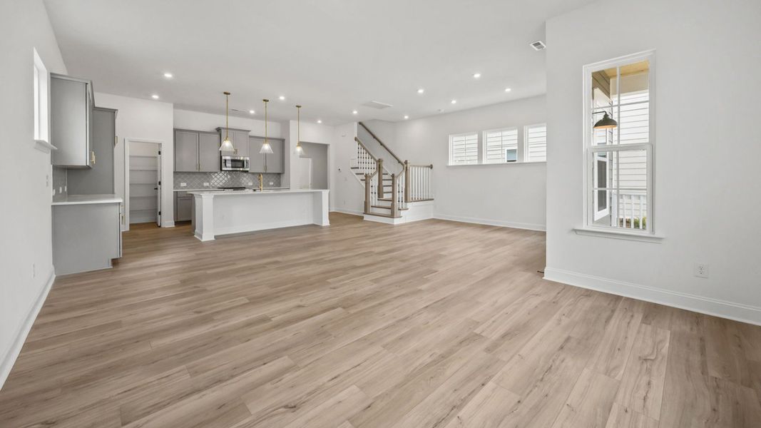 Brentwood Single Family home in River District by DRB Homes in Charlotte NC- Living Area