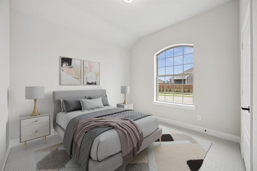 Furnished interior view inside a new home in Creekshaw – Classic, Royse City (Image 9). Furnished interior view inside a new home in Creekshaw – Classic, Royse City (Image 9).