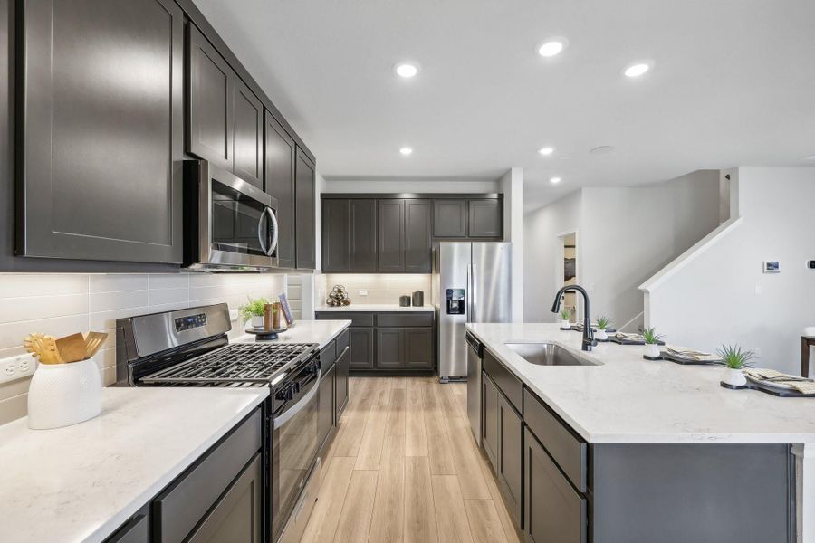 Furnished interior view inside a new home in The Glen at Stallion Run, Buda (Image 9). Furnished interior view inside a new home in The Glen at Stallion Run, Buda (Image 9).