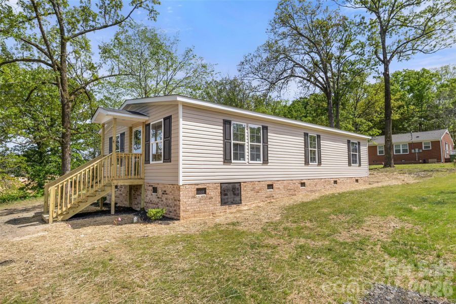 Exterior details and patio area of a home in , Lancaster (Image 23). Exterior details and patio area of a home in , Lancaster (Image 23).