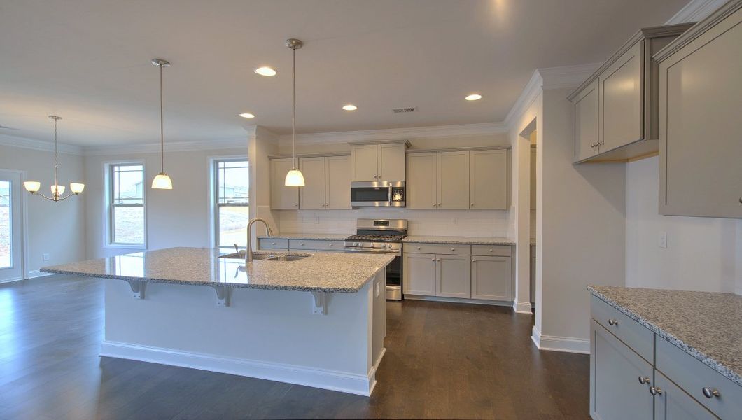 Furnished interior view inside a new home in Reserve at Tap Root Farms, Fletcher (Image 5).
