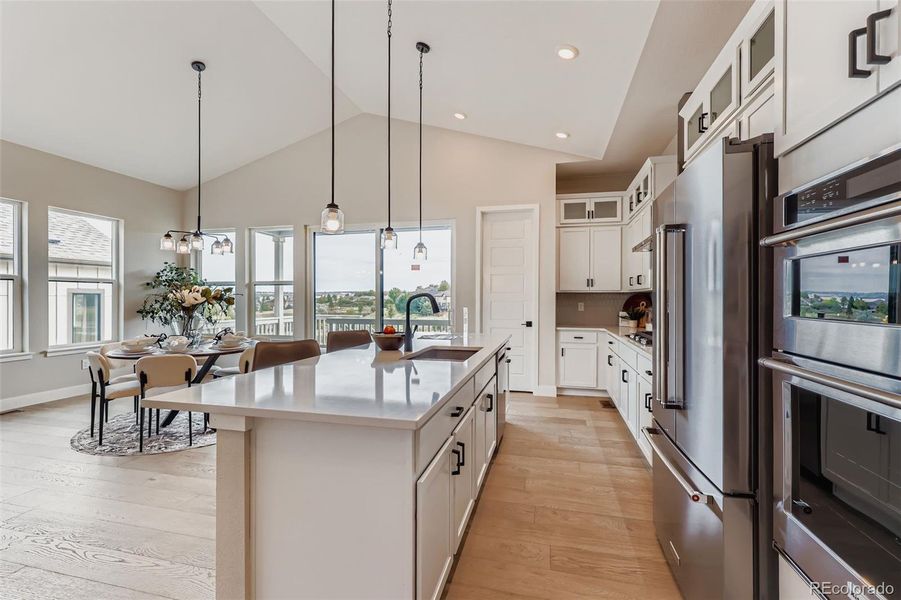 Furnished interior view inside a new home in Hillside at Castle Rock, Castle Rock (Image 8). Furnished interior view inside a new home in Hillside at Castle Rock, Castle Rock (Image 8).