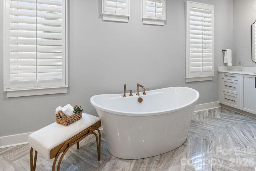 Furnished interior view inside a new home in , Fort Mill (Image 42).