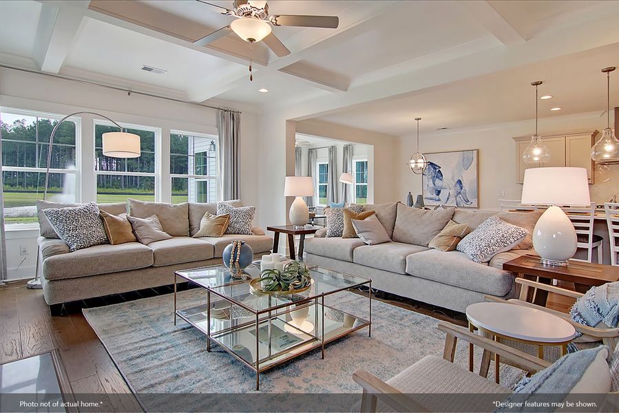 Furnished interior view inside a new home in Porter Ridge, Elgin (Image 9).