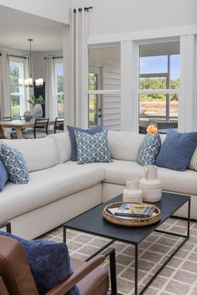 Furnished interior view inside a new home in The Oaks, Goose Creek (Image 10).