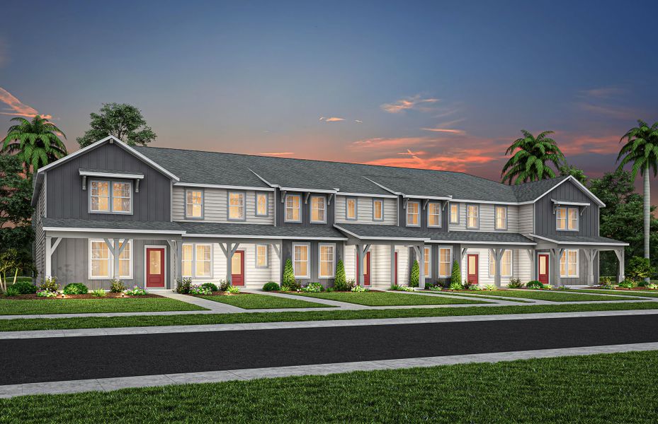 New construction townhome  - Orchid Exterior