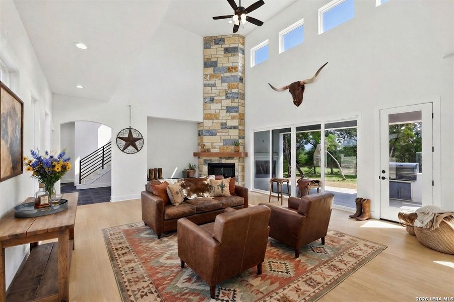Furnished interior view inside a new home in , New Braunfels (Image 18).